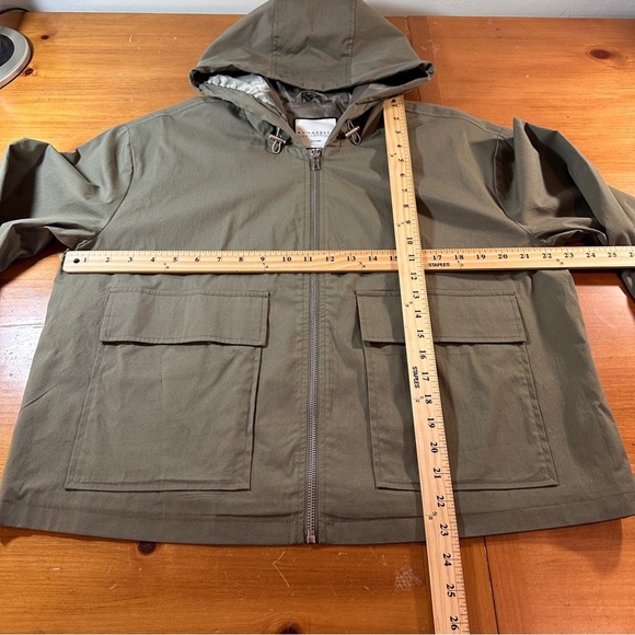 Bagatelle Collection Lightweight Army Green Hooded Jacket - Size Large - Picture 3 of 10